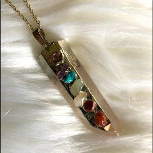 💫 Chakra Crystal Necklace 💫